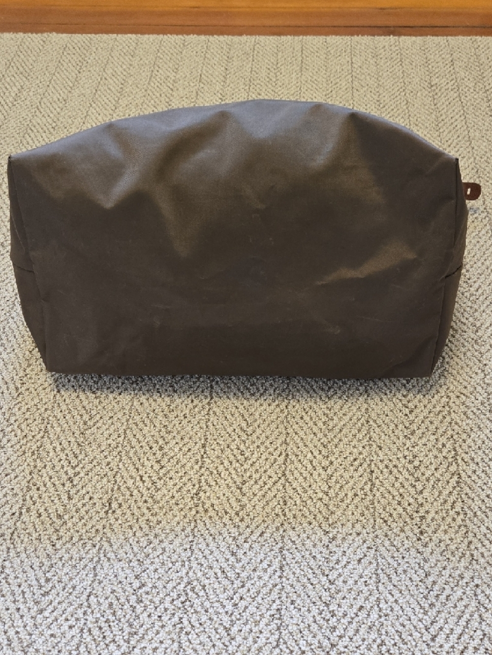 LONGCHAMP Le Pliage L Model Depose Nylon Tote Bag with Leather Trim - Picture 5 of 14